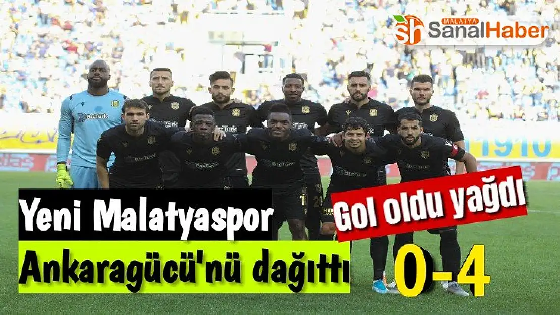 KE Ankaragücü: 0 - BTC Türk Yeni Malatyaspor: 4