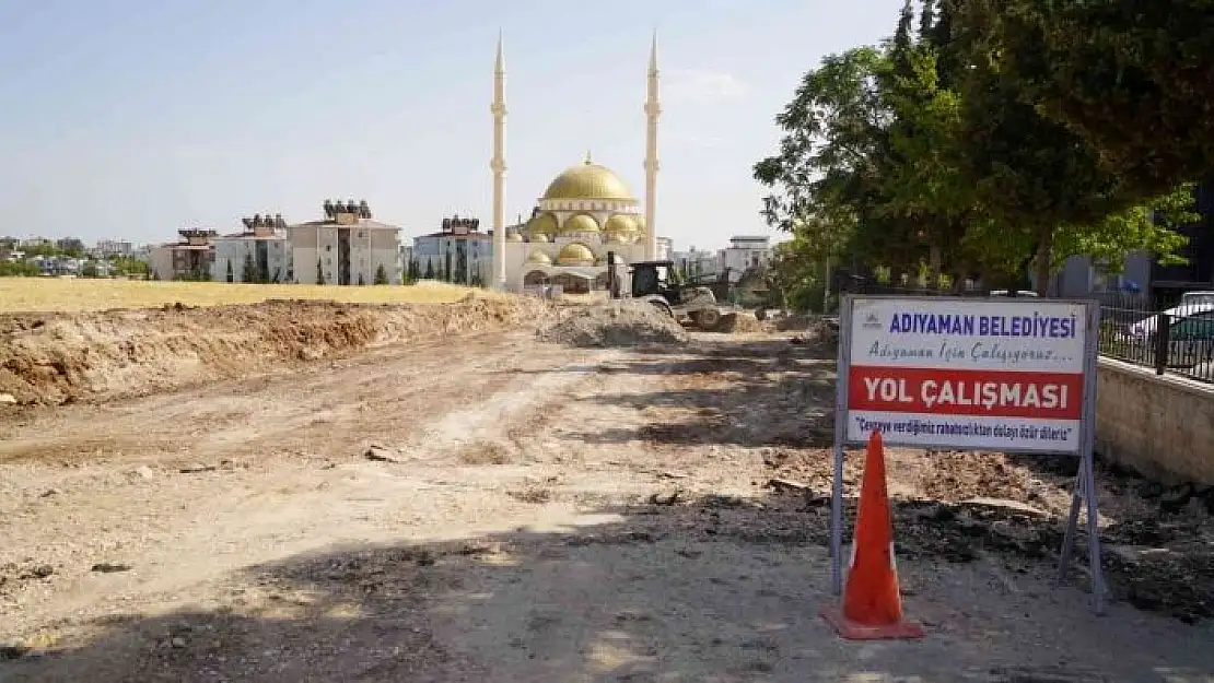 'Kent Caddesinde yol düzenleme çalışması'