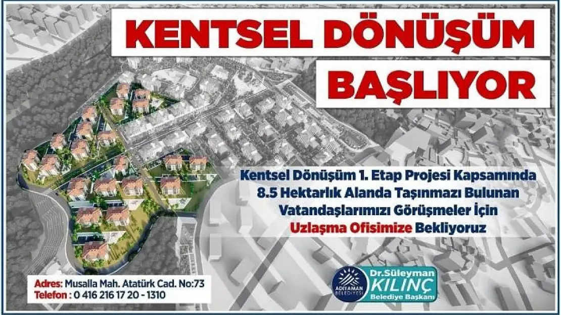 'Kentsel dönüşüm icmal listesi askıya çıkarıldı'