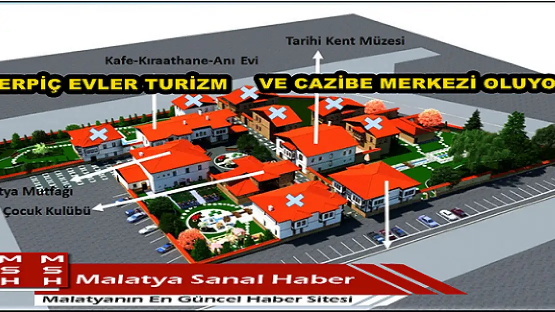 KERPİÇ EVLER TURİZM VE CAZİBE MERKEZİ OLUYOR