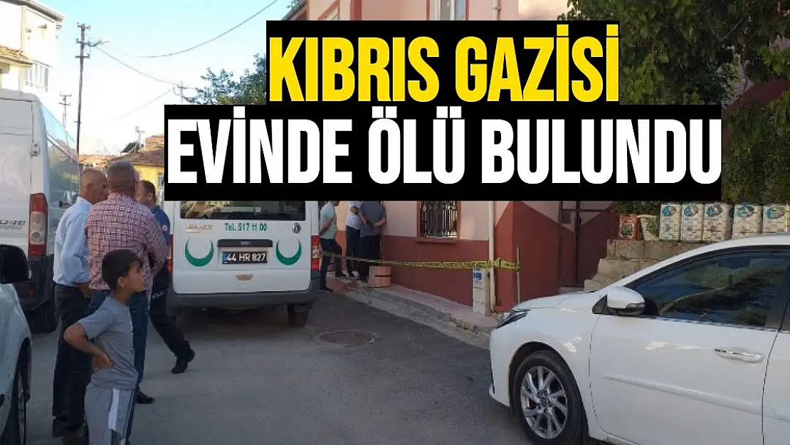 Kıbrıs gazisi evinde ölü bulundu