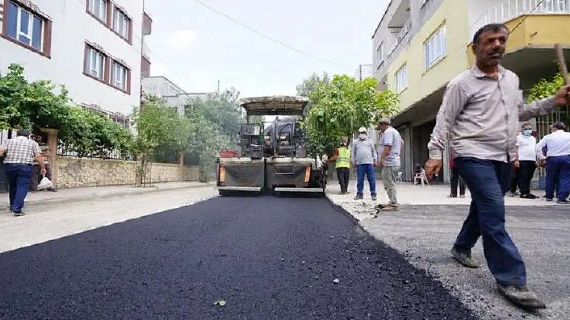 'Kılınç, asfaltlama çalışmalarını inceledi'