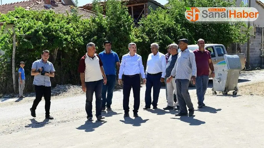 Kırkpınar mahallesinde sathi kaplama çalışması tamamladı