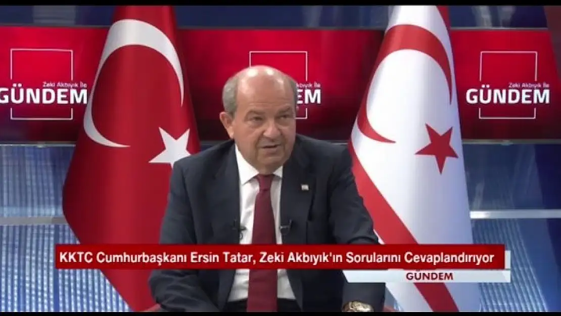 'KKTC Cumhurbaşkanı Tatar: ''Cumhurbaşkanı Recep Tayyip Erdoğan kararlılığını bir kez daha ortaya koymuştur'''