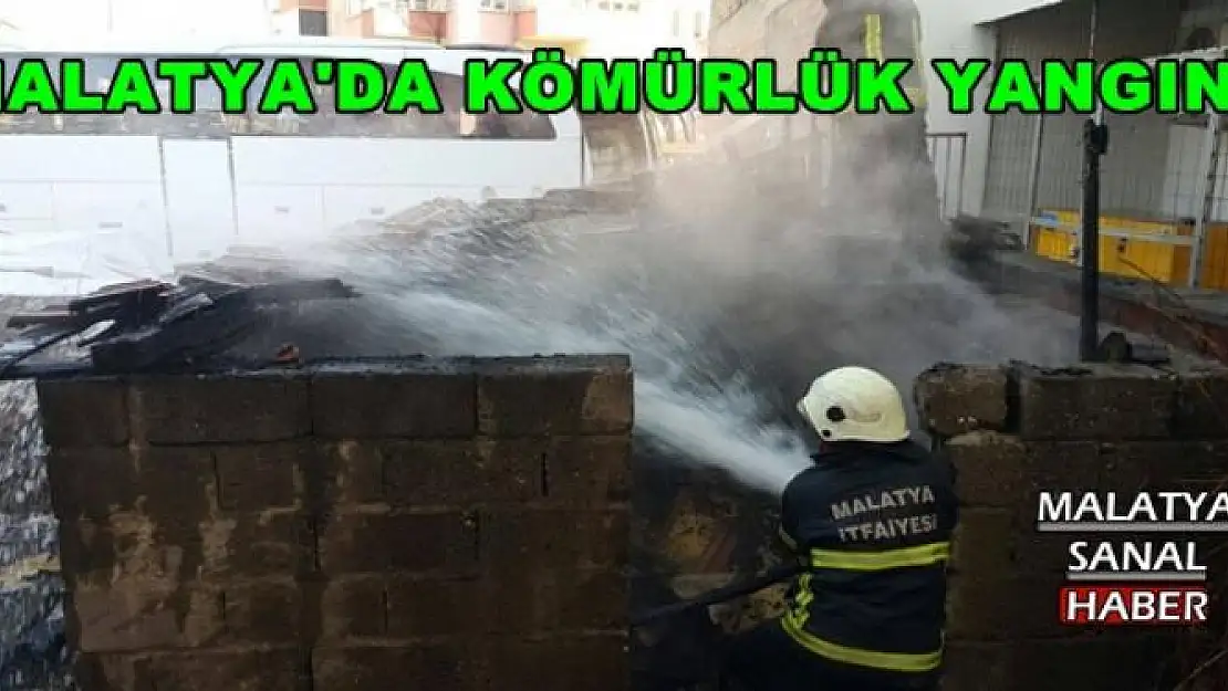 MALATYA'DA KÖMÜRLÜK YANGINI