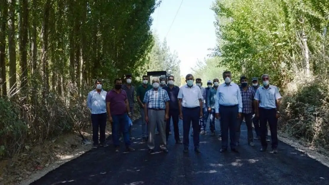 'Kömüşhan´da asfalt sevinci'
