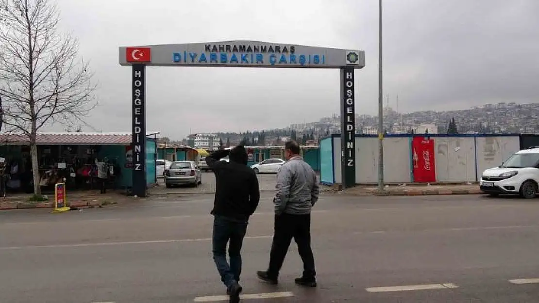 'Konteyner çarşıda esnafın faaliyeti sürüyor'