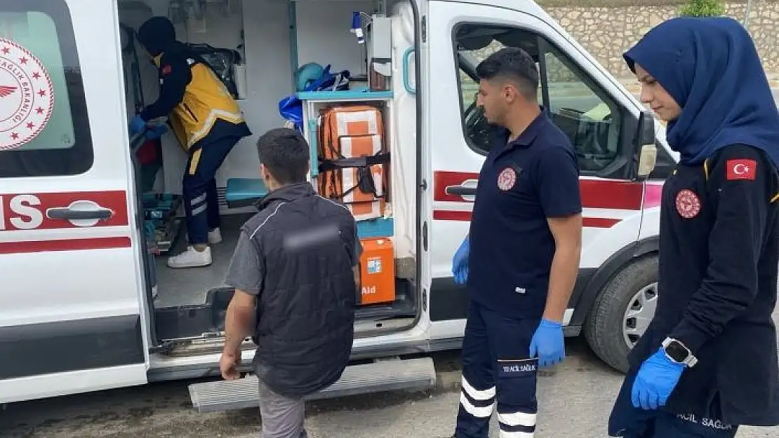 'Köpeğe çarpmamak için motoru devirdi: 2 yaralı'