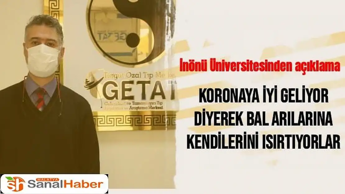 Koronaya iyi geliyor diyerek bal arılarına kendilerini ısırtıyorlar