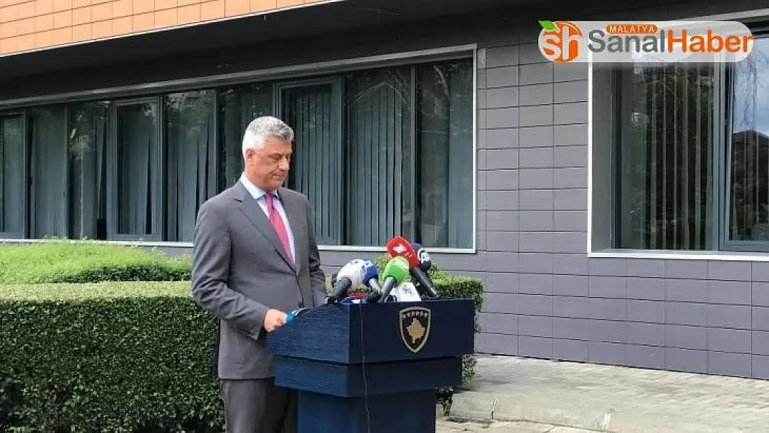 Kosova Cumhurbaşkanı Thaçi, Lahey Özel Savcılığına ifade veriyor