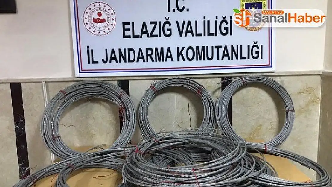 Köyün elektrik kablolarını çalan 2 şüpheli yakalandı