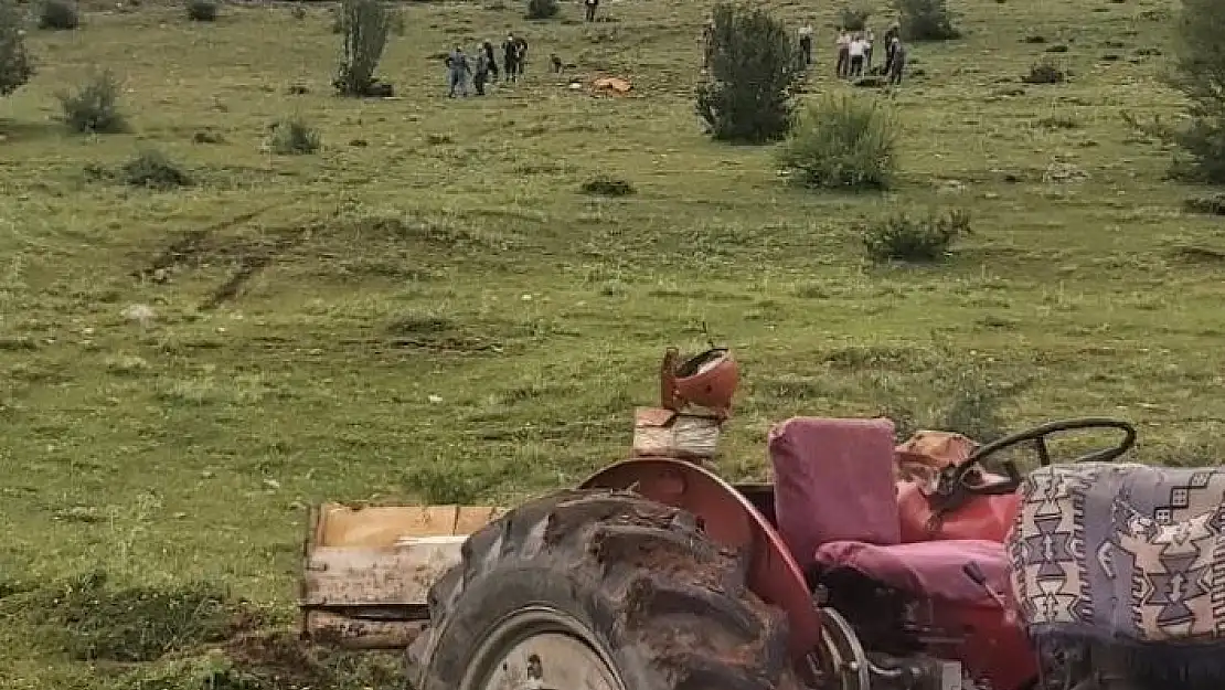 'Kullandığı traktör üzerine devrildi, olay yerinde hayatını kaybetti'