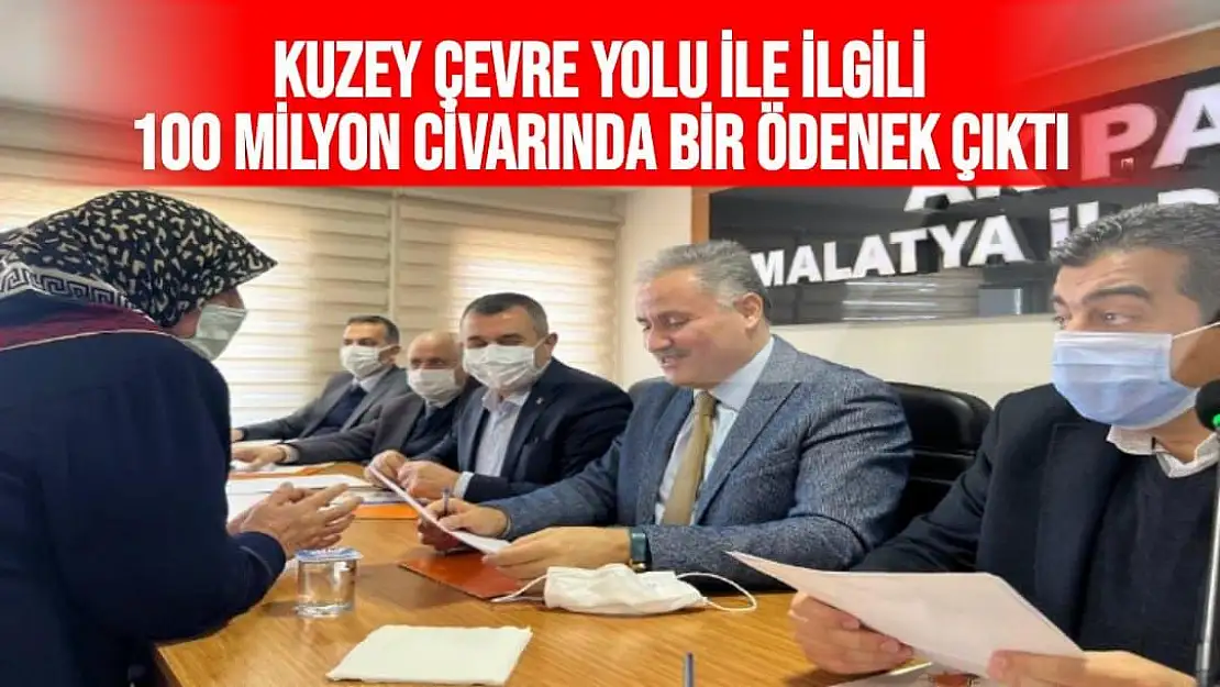 Kuzey Çevre Yolu ile ilgili 100 milyon civarında bir ödenek çıktı