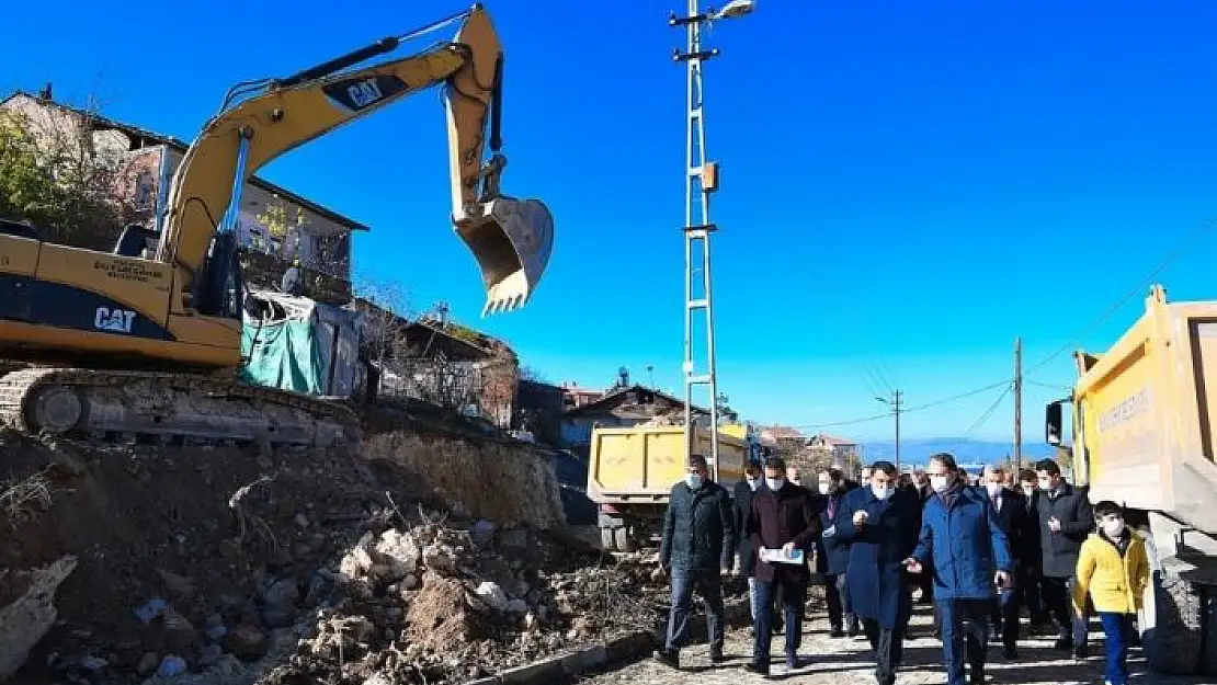 'Kuzey Kuşak yolu açma ve genişletme çalışmaları'