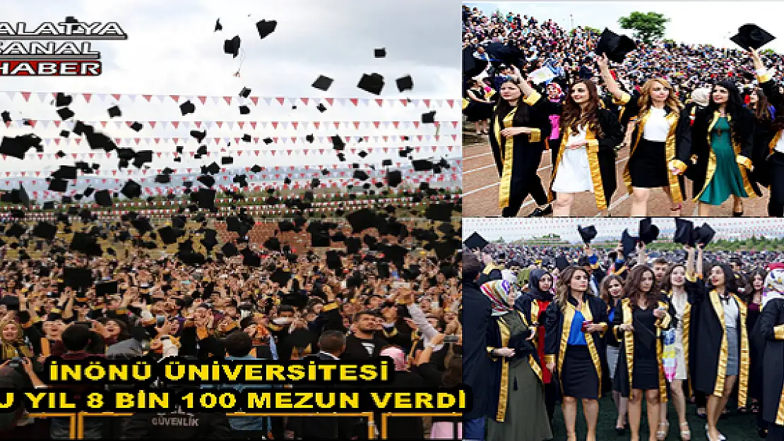 İNÖNÜ ÜNİVERSİTESİ BU YIL 8 BİN 100 MEZUN VERDİ
