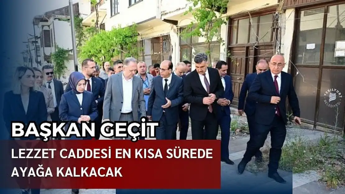 Lezzet Caddesi en kısa sürede ayağa kalkacak 