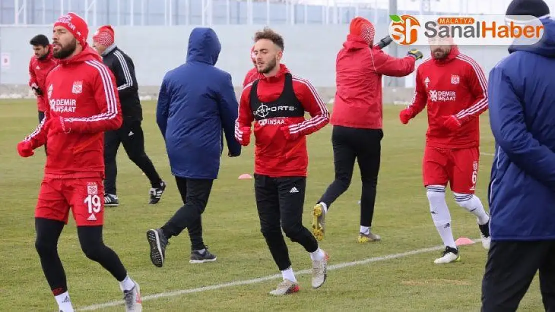 Lider Sivasspor'da neşeli idman