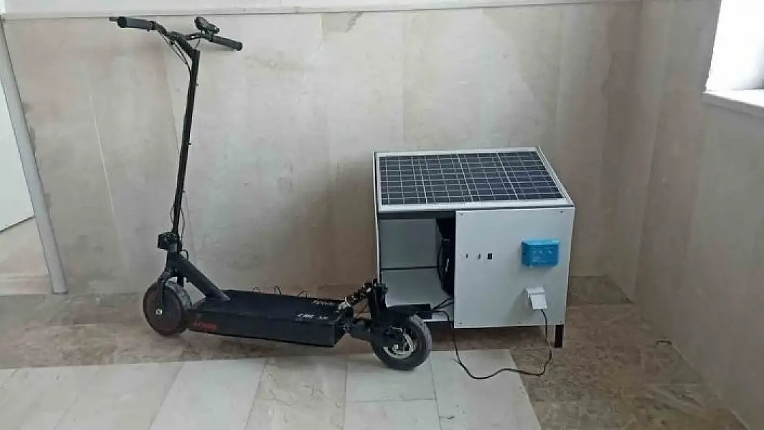 'Lise öğrencileri elektrikli scooter üretti, saatte 30 kilometre hız yapabiliyor'