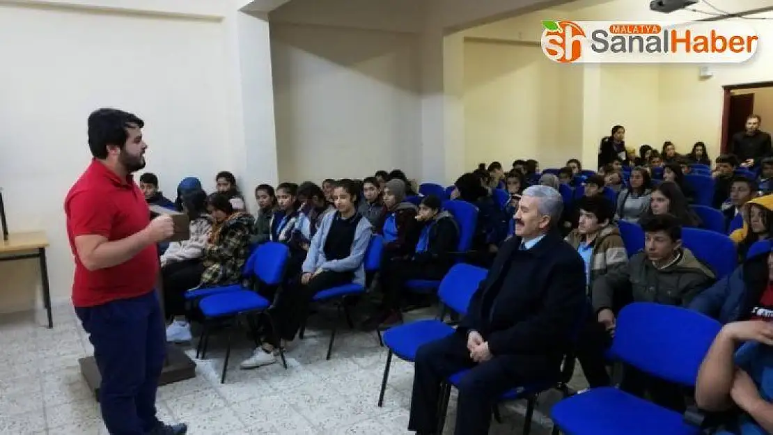 Lise öğrencilerine korona virüsü anlatıldı