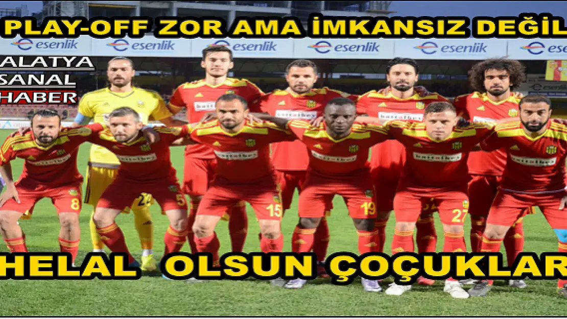 ALİMA YENİ MALATYASPOR: 2    ŞANLIURFASPOR: 1