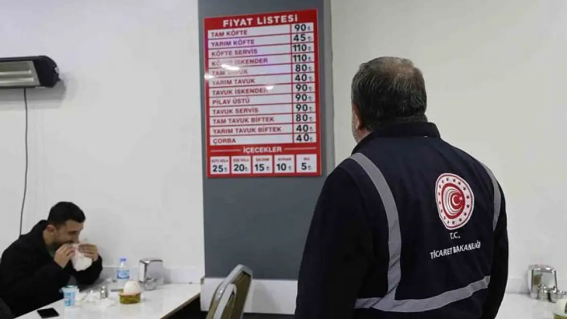 'Lokantalarda fiyat oyunlarına son: Denetimler devam ediyor'