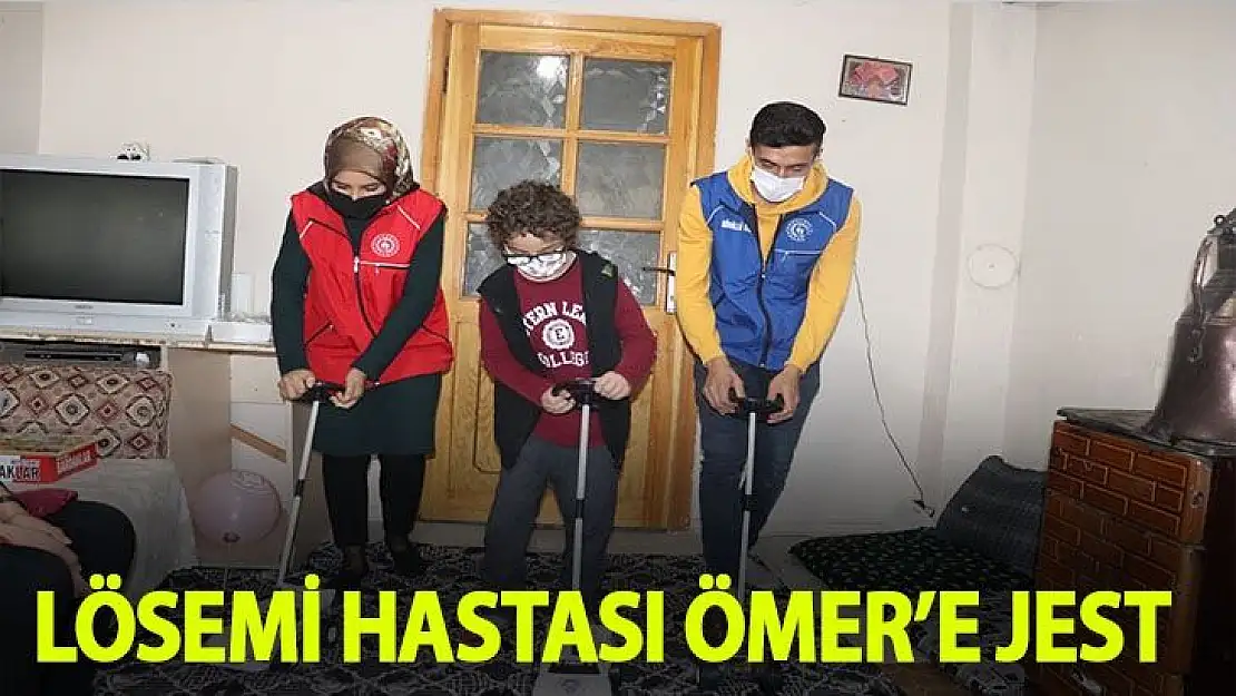 Lösemi Hastası Ömer´e jest