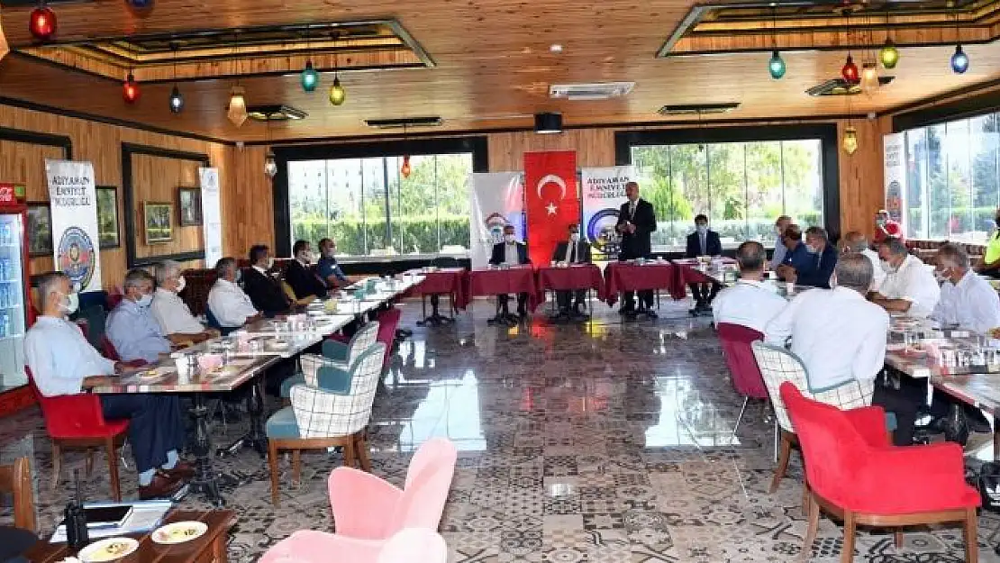 'Mahalle muhtarları ile ''huzur ve güvenlik'' toplantısı yapıldı'