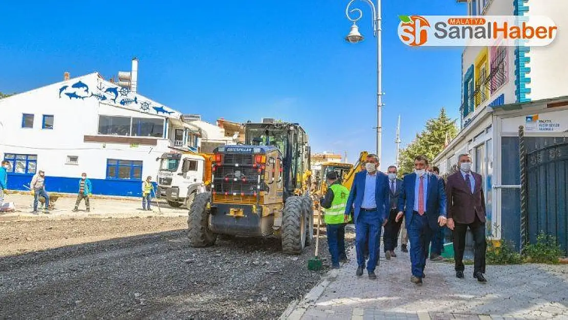 Malatya Büyükşehir Belediye Başkanı Gürkan inceleme yaptı