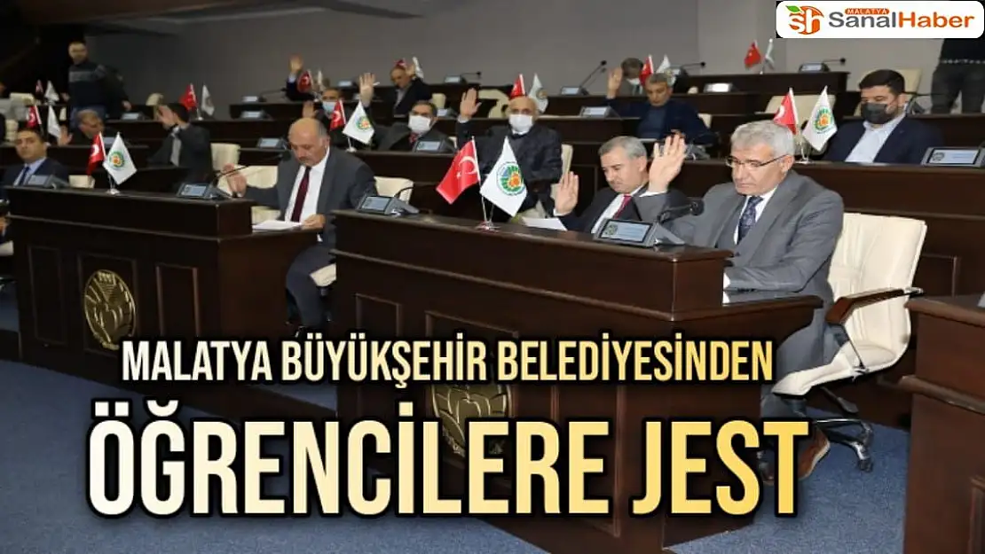 Malatya Büyükşehir Belediyesinden öğrencilere jest