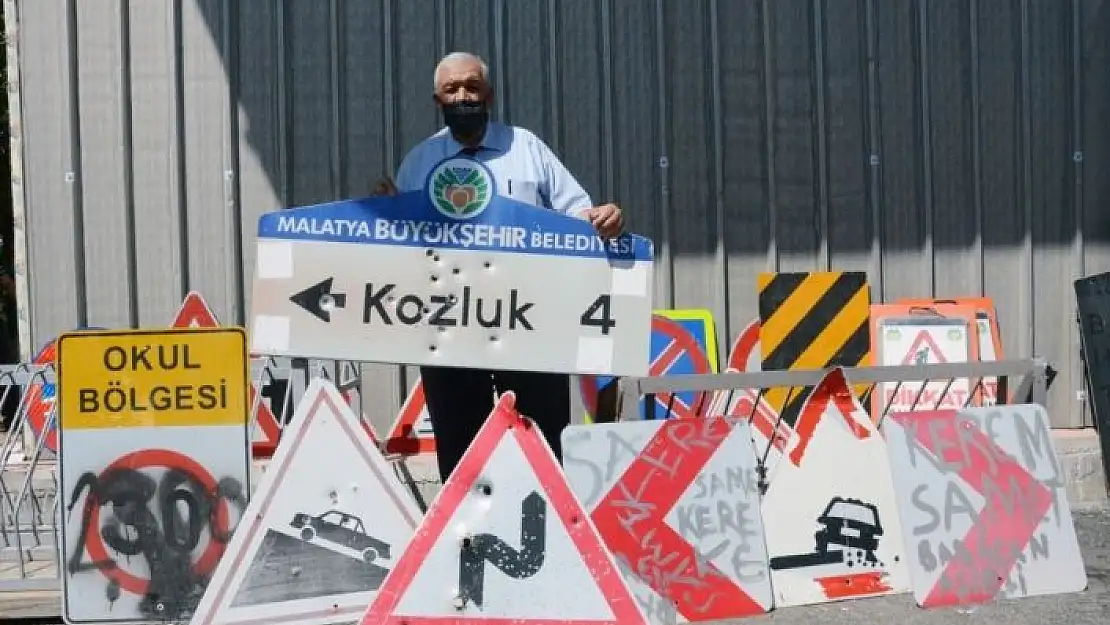 'Malatya Büyükşehir´den işaret levhaları uyarısı'
