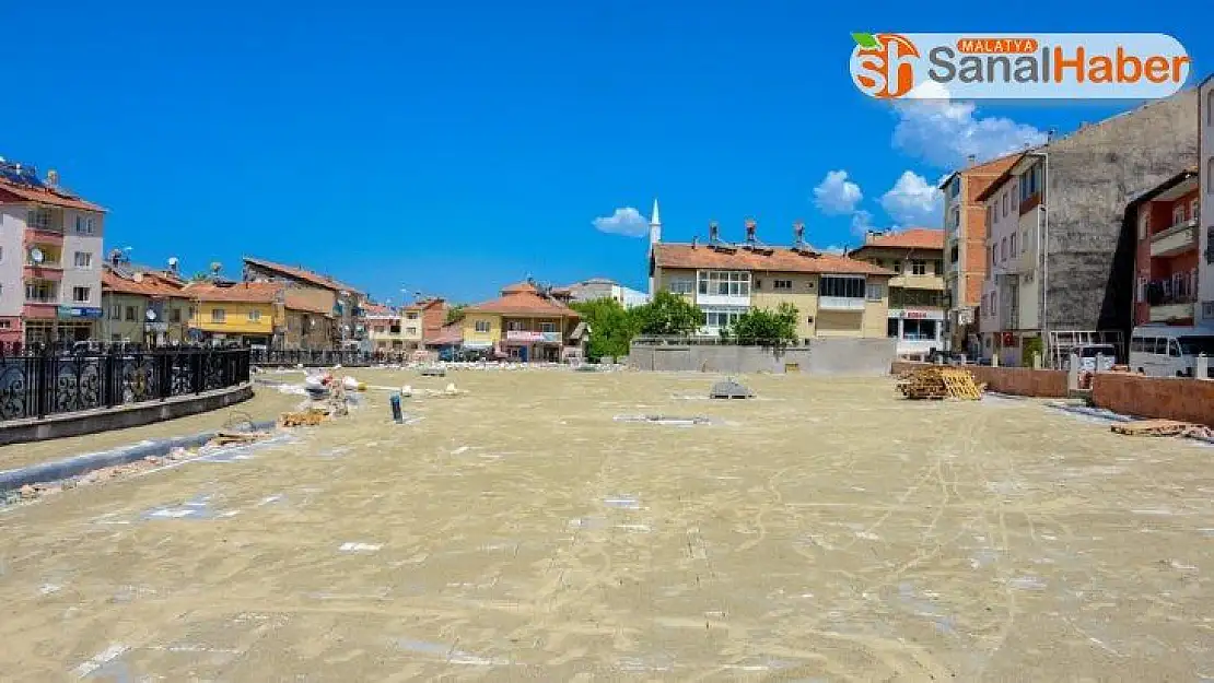 Malatya Büyükşehir yapıyor Doğanşehir meydana kavuşuyor