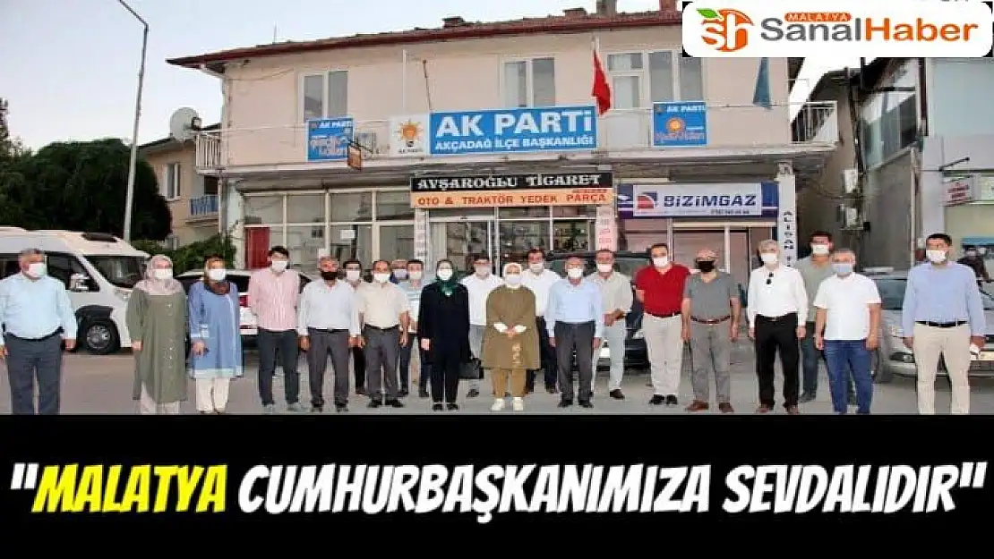 Malatya Cumhurbaşkanımıza sevdalıdır