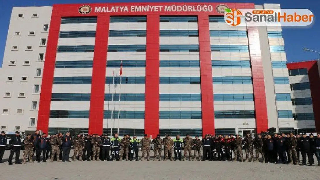 Malatya'nın huzuru ve güveni için 3 yeni tim