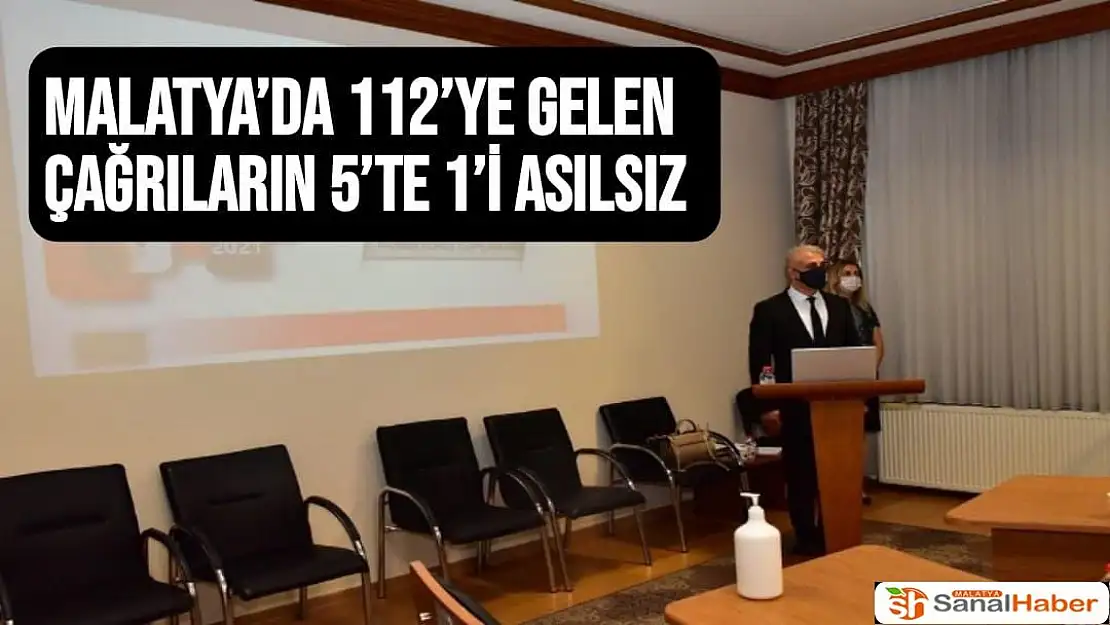 Malatya´da 112´ye gelen çağrıların 5´te 1´i asılsız