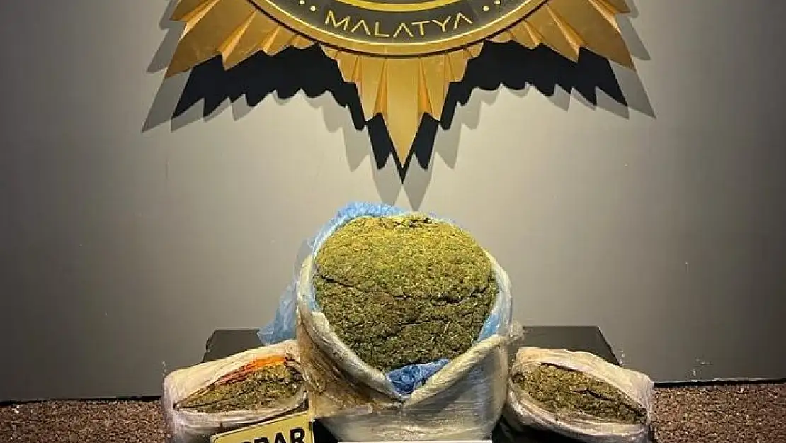 'Malatya´da 13 kilo 600 gram esrar ele geçirildi'