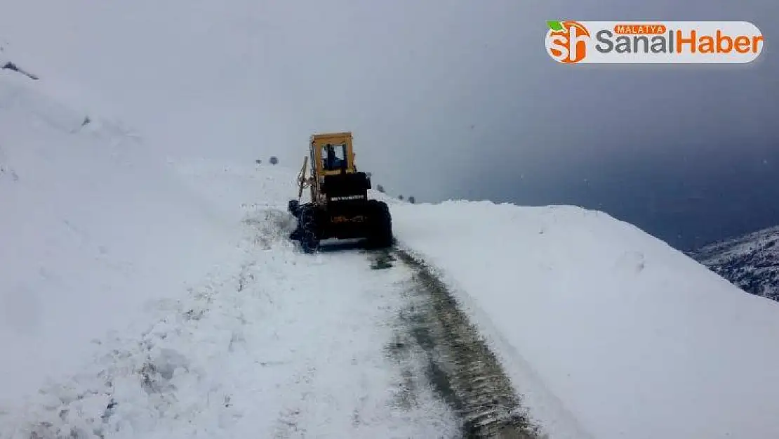 Malatya'da 15 mahalle yolu kapandı