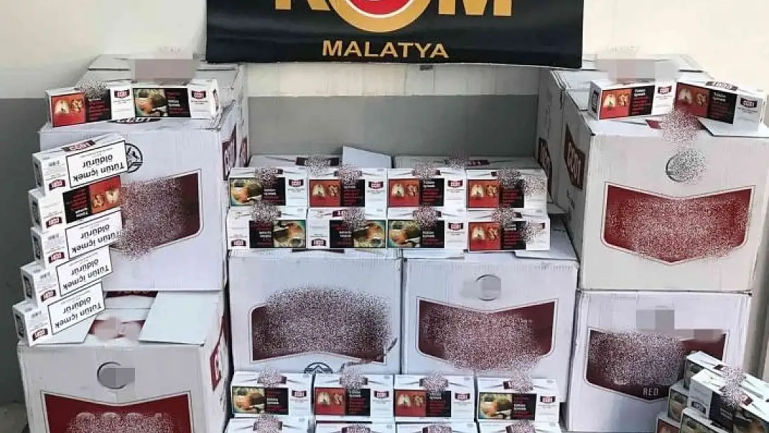 'Malatya´da 201 bin 600 adet makaron ele geçirildi'