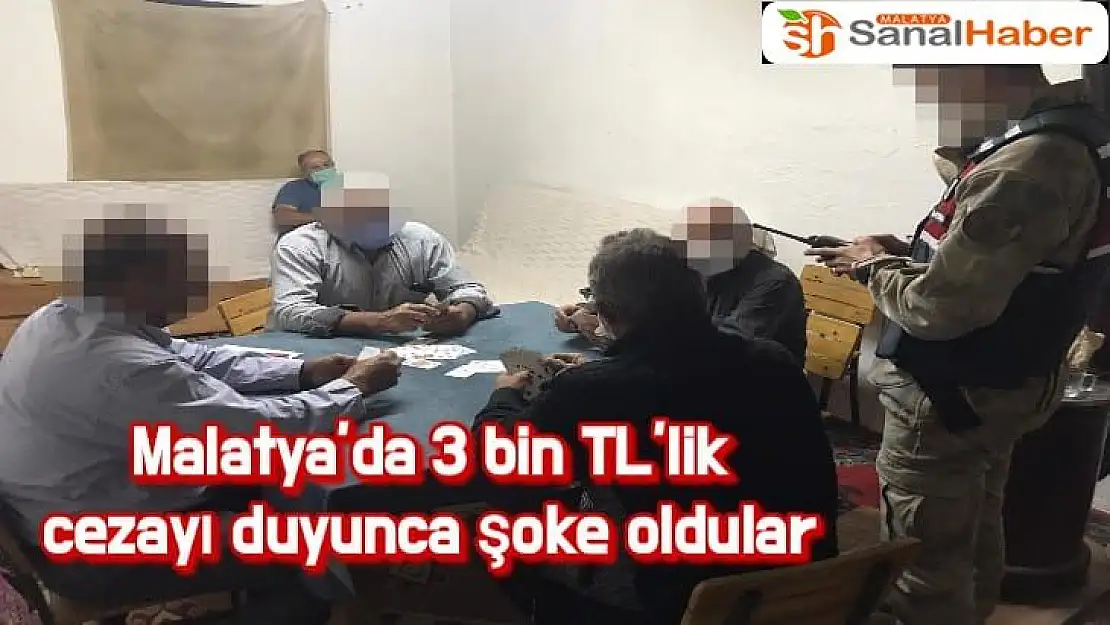 Malatya´da 3 bin TL´lik cezayı duyunca şoke oldular