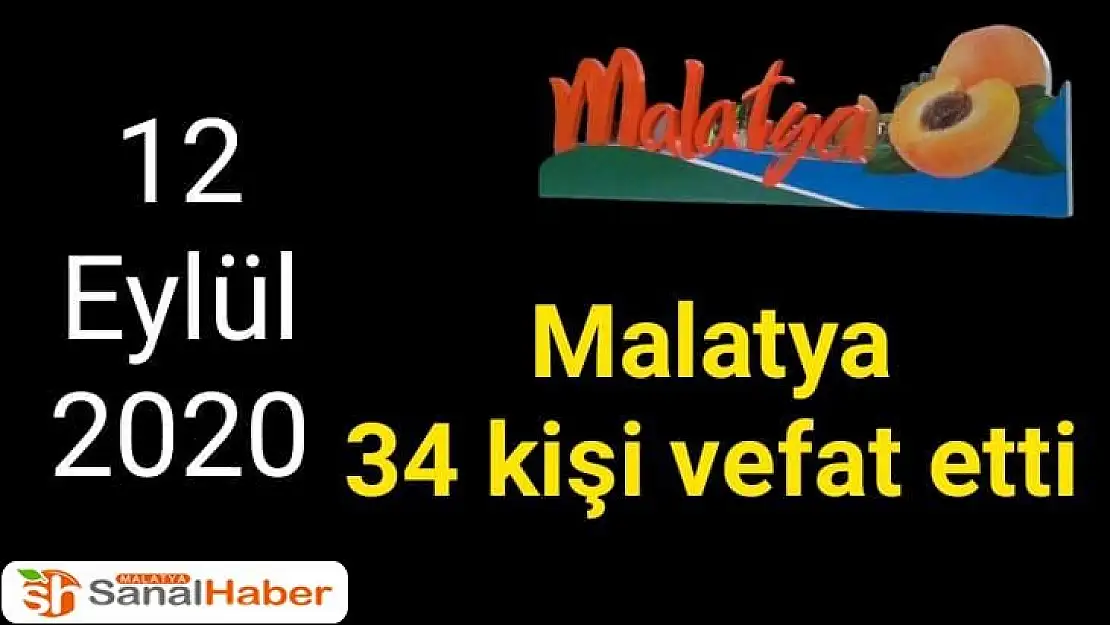 Malatya´da 34 kişi Vefat Etti