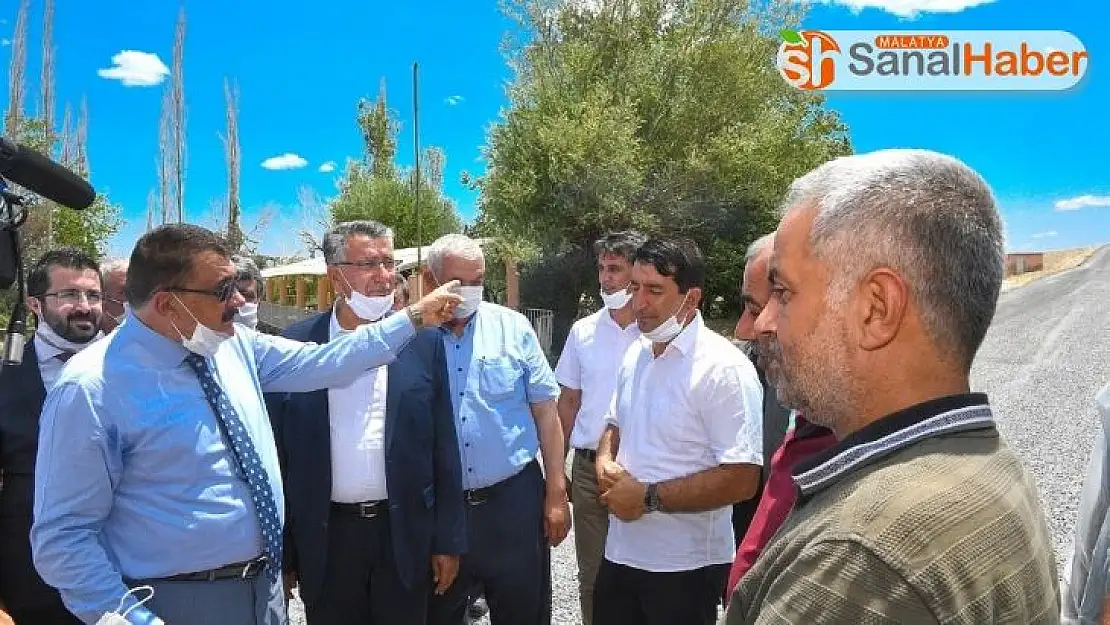 Malatya'da 40 derecede asfalt serimi