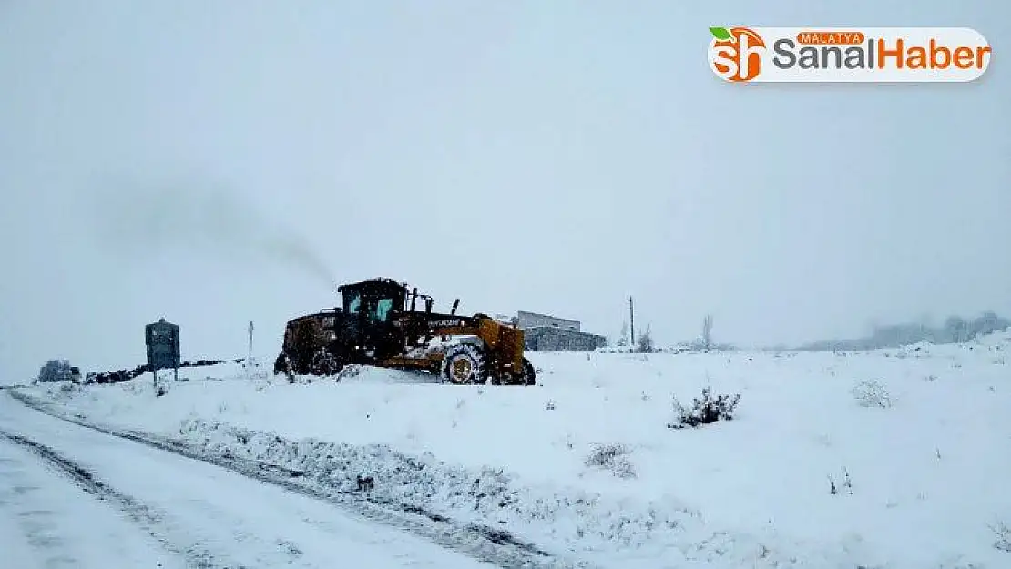 Malatya'da 61 mahalle yolu kapandı