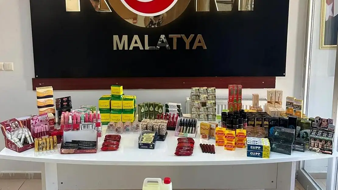 Malatya'da 635 adet gümrük kaçağı kozmetik ürün  yakalandı