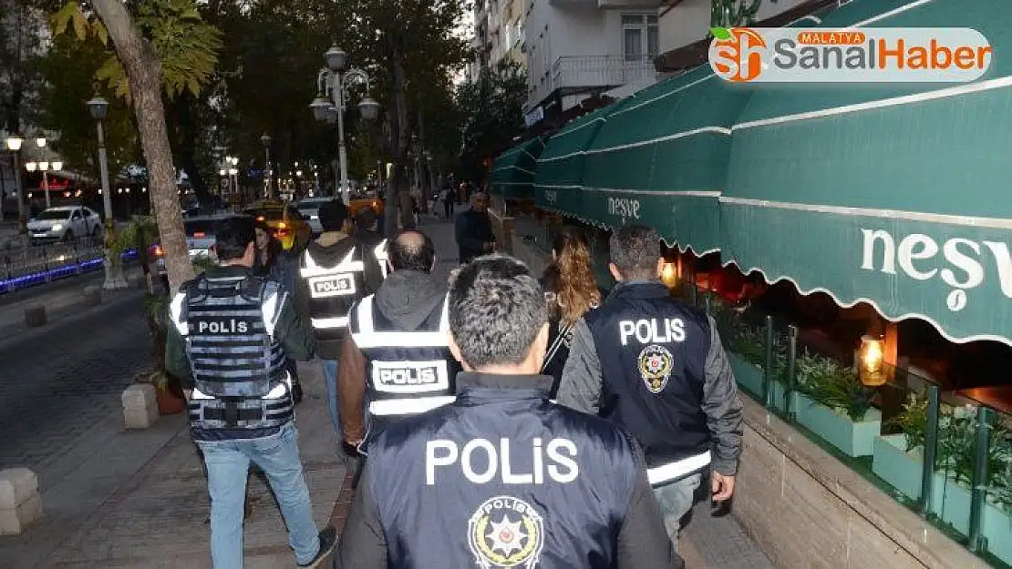 Malatya'da 788 polisle dev uygulama