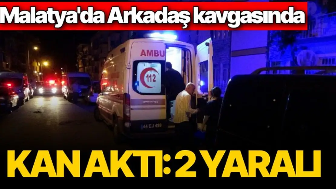 Malatya'da arkadaş kavgasında kan aktı