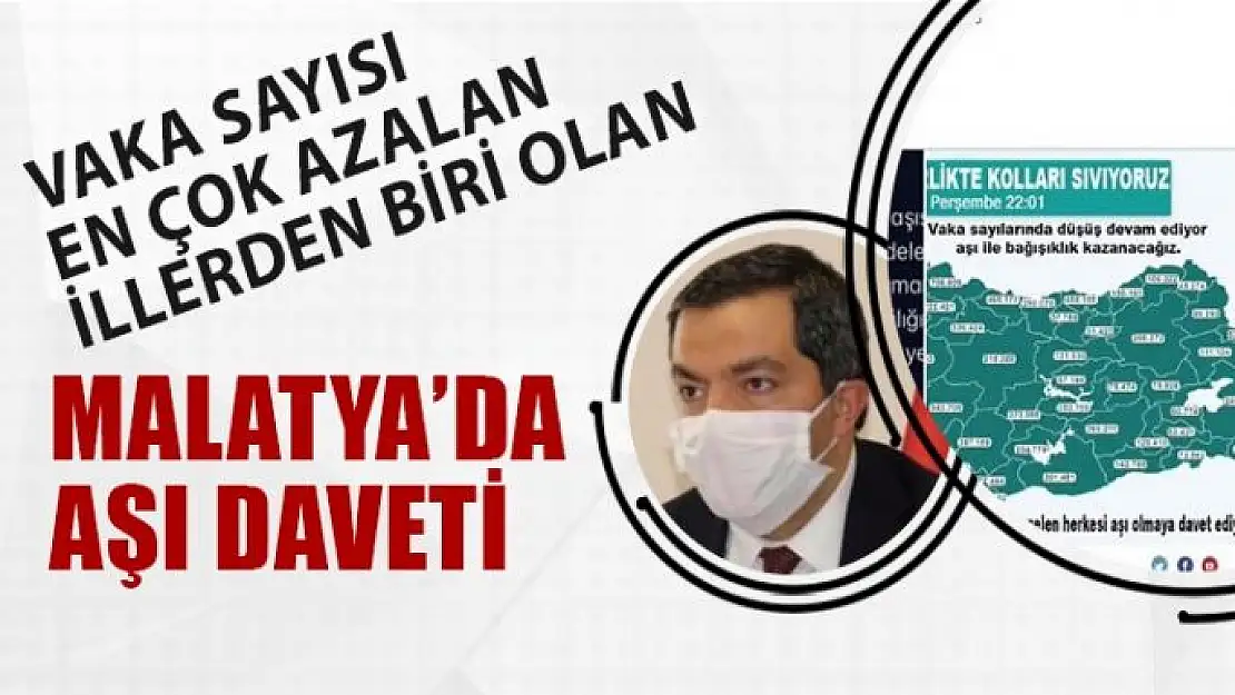 Malatya´da aşı daveti