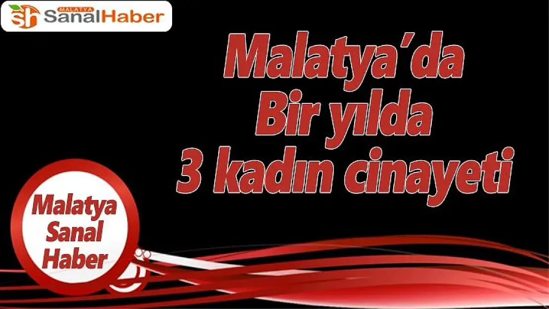 Malatya´da bir yılda 3 kadın cinayeti işlendi