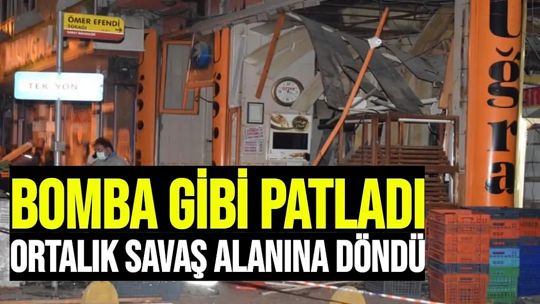 Malatya´da bomba gibi patladı Ortalık savaş alanına döndü