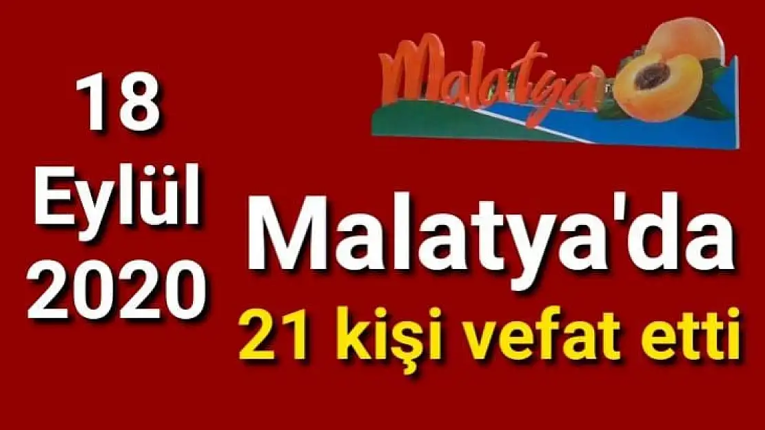 Malatya´da bugün vefat edenler