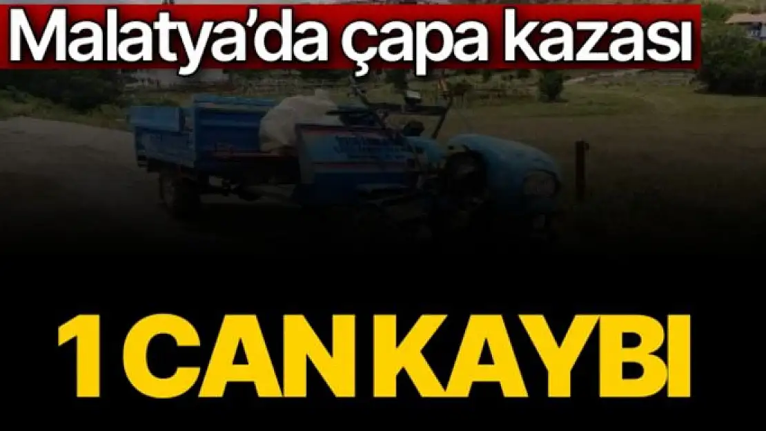 Malatya´da çapa motoru kazası