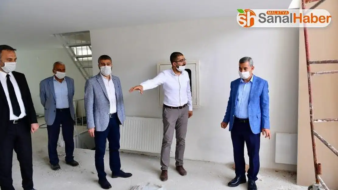 Malatya'da Çavuşoğlu Millet Kıraathanesi yapılıyor